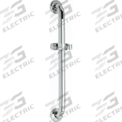 CHICAGO FAUCETS Wall Grab Bar: Straight, 24 in Lg, 1 1/2 in Dia, Stainless Steel, Brushed (MPN 9800-024CP). Key specifications — Brand: CHICAGO FAUCETS; Mount Orientation: Right-Hand.