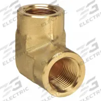 PARKER Metal Pipe Elbow: 90° Elbow, 1/2 in x 1/2 in, Female NPT Threaded x Female NPT Threaded (MPN 8-8 FE-B). Key specifications — Maximum Operating Pressure: 2,500 psi.