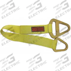 STREN-FLEX Web Sling: Type 1, Nylon, Triangle & Choker Link, 1 Plies, 14 ft Sling Lg, 16 in Eye Lg (MPN TCS1-906-14). Key specifications — attr993854: STREN-FLEX; attr993884: Fully Sewn; attr993857: Yellow; attr1028218: Wear-Resistant Tag; attr1028219: Fully Sewn.