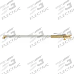 VICTOR Hand Cutting Torch: 36 in Lg, 75° Head (MPN 0381-1625). Key specifications — Manufacturer Part Number: 0381-1625; Inlet Connection Size: 9/16"-18; Brand: VICTOR.