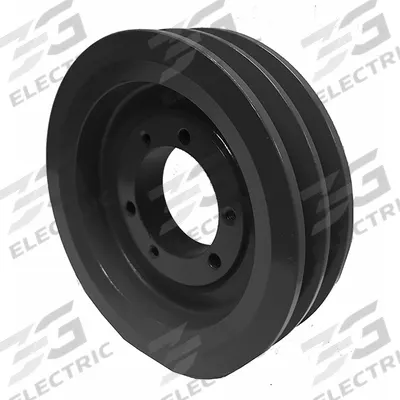 APPROVED VENDOR V-Belt Sheave: 2B38SH, 2 Groove, 4.15 in OD, Bushed Bore - Bushed-Bore Cast-Iron V-Belt Pulleys