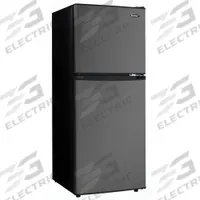 DANBY Refrigerator: Black, 4.7 cu ft Total Capacity, 3 Shelves, Energy Star Certified (MPN DCR047A1BBSL). Key specifications — attr440565: 3-Prong; attr440554: No; attr440533: Black; attr440537: Manual; attr440583: 115V AC; attr440543: Yes; attr440555: No; attr440540: Reversible.