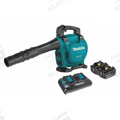 MAKITA Battery-Powered Handheld Leaf Blower Kit: LXT, 473 cfm Max. Air Flow - Battery-Powered Handheld Blowers