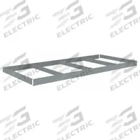 TENNSCO Shelf: 84 in x 36 in, 1,750 lb Load Capacity, Gray, Shelf (MPN ZLCS-8436). Key specifications — Includes: (4) Beams; Shelf Configuration: Single Straight; Color: Gray; Frame Material: Steel; Brand: TENNSCO; Frame Finish: Zinc Plated; Product Type: Shelf.