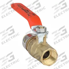 SHARKBITE MAX Manual Two-Way Ball Valve: 1/2 in, Brass, Straight, 250 psi Max. Pressure (CWP) (MPN UR22182G). Key specifications — Brand: SHARKBITE MAX; Handle: Locking Lever.