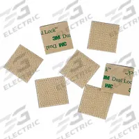 3M DUAL LOCK Hook-and-Loop Fastener: Strip, 1 in Overall Wd, 2 in Overall Lg, Self-Mating, Clear (MPN SJ4570). Key specifications — Brand: 3M DUAL LOCK; Material: Polypropylene.