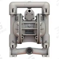 VERSAMATIC Double Diaphragm Pump: Aluminum Body, 1 in, NPT Connection, 49 gpm, 289 ft Max. Head (MPN E1AA5T559C-ATEX). Key specifications — Brand: VERSAMATIC; Seat Material: Aluminum; Check Valve Material: PTFE; Diaphragm Material: PTFE w/ Neoprene Backing.