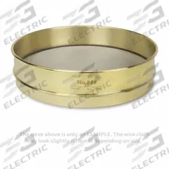 ADVANTECH Standard Stainless Steel Cloth Test Sieve: Stainless Steel, 12 in Outside Dia, 3 in Ht (MPN 40BS12I). Key specifications — Screen Material: Stainless Steel; Brand: ADVANTECH; Frame Material: Brass; Standards: ASTM E11; US Standard Screen Size: #40.