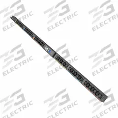 EATON TRIPP LITE PDU: Single-Phase, 208V AC, 42 Outlets, (18) C39/(24) C13, Metered, 0 RU (MPN EVMAL630X). Key specifications — attr928758: NEMA L6-30P; attr928730: EATON TRIPP LITE; attr1314318: Single-Phase; attr928747: 208V AC; attr928761: (18) C39; attr928752: Vertical Rack; attr982487: Front or Side.