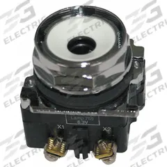 EATON Pilot Light: 30 mm Panel Mounting Size, No Lens Included, LED, E34 Series (MPN E34FB197L). Key specifications — Lens Color: No Lens Included; Series: E34; Brand: EATON; Includes Push-To-Test: No Push-To-Test Included.