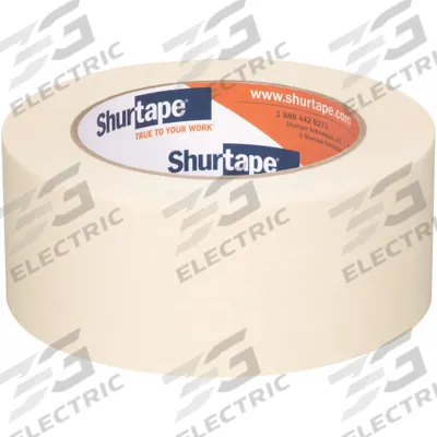 APPROVED VENDOR Masking Tape: CP 106, Tan, 1 7/8 in Roll Wd, 60 1/8 yd Overall Roll Lg - General Purpose Masking Tape