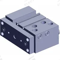 SMC Compact Guided Cylinder: 32 mm Bore Dia, 25 mm Stroke Lg, Slide Bearing, Through Hole Mounting (MPN MGPKAM32-25). Key specifications — attr1135003: Side Ported; attr946022: Through Hole; attr946038: MGPK; attr945997: SMC; attr1112190: Slide Bearing.