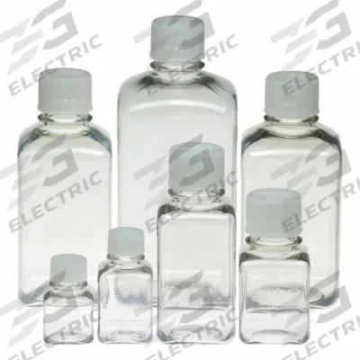 APPROVED VENDOR Media Bottle: PET, 21.98 fl oz Capacity - oz, 650 mL Capacity - mL, Closure Included - Plastic Lab Media Bottles