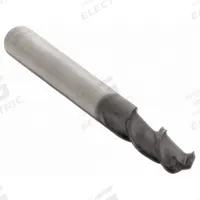 OSG Ball End Mill: Carbide, TiAlN Coated, 2 Flute, 2 mm Mill Dia, 7 mm LOC, 39 mm OAL (MPN HP421-0787-BN)