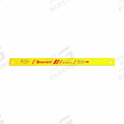 STARRETT Power Hacksaw Blade: Power Hacksaw Blade, 14 in Blade Lg, For 10 in Max. Dia - Steel & General Metal Cutting Blades