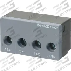 SIEMENS Auxiliary Switch: 2NC, Front Mount, Front-Mounted, 3RA6912-1A. Key specifications — Brand: SIEMENS; Compatible with Series: SIRIUS 3RA6 Compact Starters.