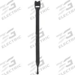 VELCRO BRAND Hook-and-Loop Cable Tie: 8 in Lg, 2.00 in, 1 in Wd, Nylon/Polypropylene, Black, 675 PK (MPN 170075). Key specifications — Max. Bundle Dia.: 2.00 in; Material: Polypropylene; Color: Black; Brand: VELCRO BRAND.