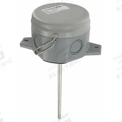 DWYER Duct Temperature Probe: -40°F to 302°F /-40°C to 150°C, 10,000 ohm Resist, 8 in Probe Lg (MPN TE-DFG-A0844-00). Key specifications — Accuracy: +/-0.22°C at 25°C (+/-0.4°F at 77°F); Brand: DWYER.
