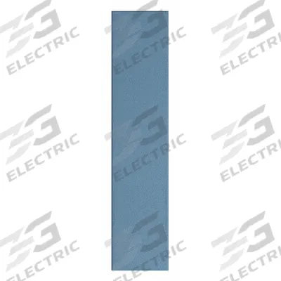 ASI GLOBAL PARTITIONS Partition Column: Plastic Polymer, Pebble, Blue, 82 in Ht, 18 in Wd - Pilasters for Bathroom Partitions