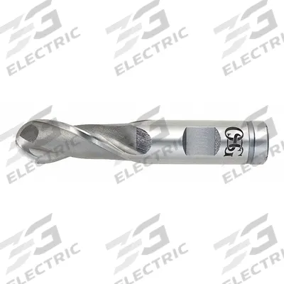 OSG Ball End Mill: Cobalt, 2 Flute, 3/8" Mill Dia, 1-1/2" LOC, 3-1/4" OAL (MPN 5210600) - General Purpose Cobalt Ball End Mills