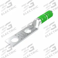 Compression Lug: For 1 AWG, Stranded Wire, 1/2 in Stud Size, Long, Copper Barrel (MPN YA1C2N). Key specifications — Inspection Hole: No; For Wire Type: Stranded; For Wire Sizes: 1 AWG; Brand: BURNDY; Manufacturer Part Number: YA1C2N.