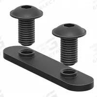 Bolt Assembly: 5/16" -18 Size, 11/16 in Thread Lg, Flanged Button Head Socket Cap, 15 Series, 6 PK (MPN 3355-6). Key specifications — Fastener Type: T-Nut; Fastener Head Type: Flanged Button Head Socket Cap; Material: Steel; Finish: Black Zinc-Plated; T-Slot Fastener Type: Bolt Assembly; Threaded Hole Location: Double; Compatible Series: 80/20 15 Series; System of Measurement: Inch.