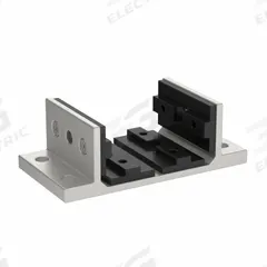 Linear Bearing: 40 Series, 75.1 mm L x 143.4 mm W x 50.1 mm H, Silver, Double Flanged, Std, Anodized (MPN 40-6523). Key specifications — Brand: 80/20; Housing Material: Aluminum; Finish: Anodized.