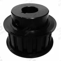 APPROVED VENDOR Timing Pulley: Trapezoidal, Fixed, For L Timing Belt Section, For 3/4 in Belt Wd (MPN 17LF075X1/2). Key specifications — Brand: APPROVED VENDOR; Tooth Profile: Trapezoidal; Finish: Black Oxide.