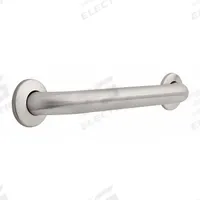 FRANKLIN BRASS Wall Grab Bar: Straight, 16 in Lg, 1 1/2 in Dia, Stainless Steel, Unfinished (MPN 5616). Key specifications — Brand: FRANKLIN BRASS.