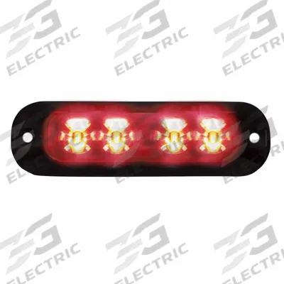 CODE 3 Warning Light: Emergency Vehicle Area Light, Blue/Red, 8 W Watt - Emergency Vehicle Area Lighting