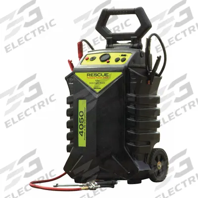 QUICKCABLE Portable Power Pack: Boosting/Charging, For 12 V DC Battery Volt, 7 A @ 12V - Wheeled Power & Jump Starters