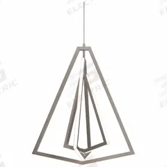 AFX INC. LEDPendant: 24 in Dia, 28 1/4 in Ht, Satin Nickel, 1,620 lm, 3000K, 36 W, 120V AC, Dimmable (MPN GNAP27L30D1SN). Key specifications — attr1257651: 120V AC; attr1257625: AFX INC.; attr1257628: 3000K; attr1257630: Yes; attr1257619: Satin Nickel.