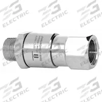 MOSMATIC Rotary Union: Straight, Nickel-Plated C38500 Brass, 1 Passages, 1/2 in Stationary Port, Air (MPN 32.864). Key specifications — Maximum Speed: 30 RPM; Brand: MOSMATIC.