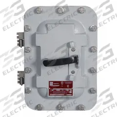 APPLETON ELECTRIC Hazardous Location Circuit Breaker: 3 Poles, 35 A Amps, 480V AC, 18kA at 240V AC (MPN AEAB13435C). Key specifications — Max. AIR Rating: 18kA at 240V AC; Circuit Breaker Included: Cutler-Hammer; Brand: APPLETON ELECTRIC; AC Voltage Rating: 480V AC; Frame Size: 100/EHD.
