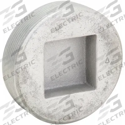 APPLETON ELECTRIC Blank Plugs - Haz Loc: Iron, Galvanized, 4 in Trade Size, NPT - Hazardous Location Blank Plugs
