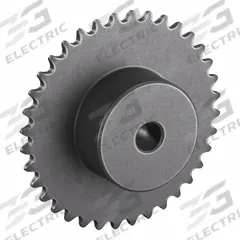 TSUBAKI Sprocket: One-Sided Hub, For Single Strands, 25, 36 Teeth, 2.889 in Pitch Dia, Steel (MPN 25B36). Key specifications — Brand: TSUBAKI.