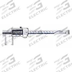 MITUTOYO Outside Point Jaw Digital Caliper: 0 in to 6 in /0 mm to 150 mm, Cabled, Point Edge, IP67 (MPN 573-752-20). Key specifications — attr1184461: +/-0.0015 in; attr1184462: 0.0005 in/0.01 mm; attr1184471: Inside; attr1184472: Point Edge; attr1184496: MITUTOYO.