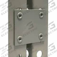 LYON Tie Plate: 1/8 in x 2 7/8 in x 2 5/8 in, Gray, Steel (MPN DDMP). Key specifications — Color: Gray; Material: Steel; Brand: LYON.