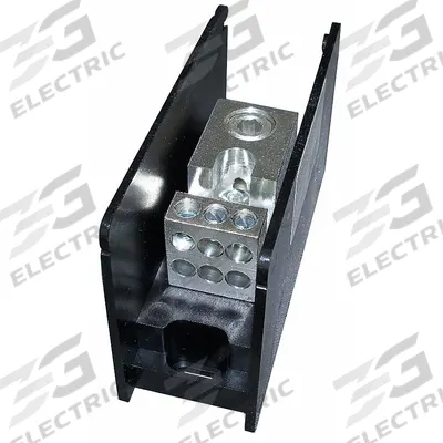 MERSEN Power Distribution Block: Open, Lug, Lug - Open Blocks with Lugs