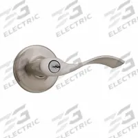 KWIKSET Door Lever Lockset: Office Lever Locksets, Nickel, ADA Compliant (MPN 405BL-15-6AL-RCS). Key specifications — attr1024149: Not Ligature-Resistant; attr1011488: KWIKSET; attr1011524: No Message; attr1011506: Rose; attr1011485: Yes; attr1059461: Satin Nickel-Plated : Zinc.