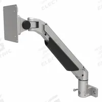 Monitor Mount: 15 Series/40 Series/45 Series, 236 mm x 100 mm x 436 mm, Black/Gray, Lacquer (MPN 6MHM75100S40). Key specifications — System of Measurement: Metric; Includes: Phillips Monitor Support 4-Axis with Cable Management Cover; Adjustability: Rotate; Material: Aluminum; Finish: Lacquer; For Extrusion Profile Type: Single; Includes Fasteners: Yes; Monitor Mounting Type: 4-Way Positioning Arm.