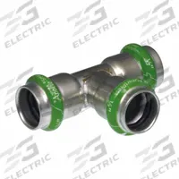 APOLLO Crimp Tee Fitting: 3/4 in Pipe x 3/4 in Pipe x 3/4 in CTS Size, EPDM, SmartPress (MPN 123456976). Key specifications — Brand: APOLLO; Series: SmartPress.