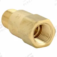 APPROVED VENDOR Piston Spring Check Valve: Piston, Inline Valve Body, 1/4 in Pipe Size, MNPT x FNPT (MPN CHK BRS 410-4M4F-F). Key specifications — Brand: APPROVED VENDOR.