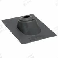 13"H 9.25"W Plasc Roof Vent Pipe Flshng: For Pitched Roof, Rectangular Base, For 1 Pipes, Rubber (MPN 11909). Key specifications — Top Opening: Open; Material - Collar: Rubber; Brand: OATEY.