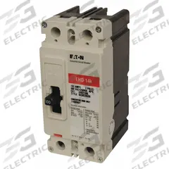 EATON Molded Case Circuit Breaker: 35 A Amps, 18kA at 240V AC, Fixed, ABC, Load Side Lug, Std, EHD (MPN EHD2035). Key specifications — attr217792: EHD; attr196056: 18kA at 240V AC; attr196057: Fixed; attr196058: ABC; attr196059: Load Side Lug; attr196061: 100A/F.