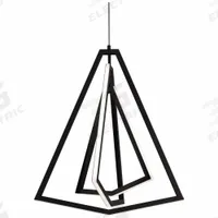 AFX INC. LEDPendant: 24 in Dia, 28 1/4 in Ht, Black, 1,620 lm, 3000K, 36 W, 120V AC, Dimmable (MPN GNAP27L30D1BK). Key specifications — attr1257651: 120V AC; attr1257625: AFX INC.; attr1257628: 3000K; attr1257630: Yes; attr1257619: Black.