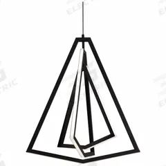 AFX INC. LEDPendant: 24 in Dia, 28 1/4 in Ht, Black, 1,620 lm, 3000K, 36 W, 120V AC, Dimmable (MPN GNAP27L30D1BK). Key specifications — attr1257651: 120V AC; attr1257625: AFX INC.; attr1257628: 3000K; attr1257630: Yes; attr1257619: Black.