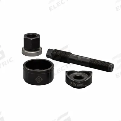 GREENLEE Knockout Punch Set: 10 ga Sheet Metal Capacity (Steel), 2 29/32 in Nominal Size - Greenlee Knockout Punches & Dies