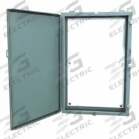 HAMMOND Electrical Enclosure: Steel, 36 in x 24 in x 6 in, NEMA 12/13/3R/4, w/Panel, Solid Cover (MPN 1418N4L6). Key specifications — Closure Method: Clamps; Brand: HAMMOND; Knockouts: Not Included.