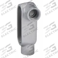 Conduit Outlet Body: Iron, 1 1/2 in Trade Size, LL Body, 26 cu in Body Capacity, Threaded Hub (MPN LL57). Key specifications — Finish: Powder Coated; For Use With: IMC; Brand: HUBBELL KILLARK; Hub Style: Threaded; Mfr. Series: Duraloy 7.